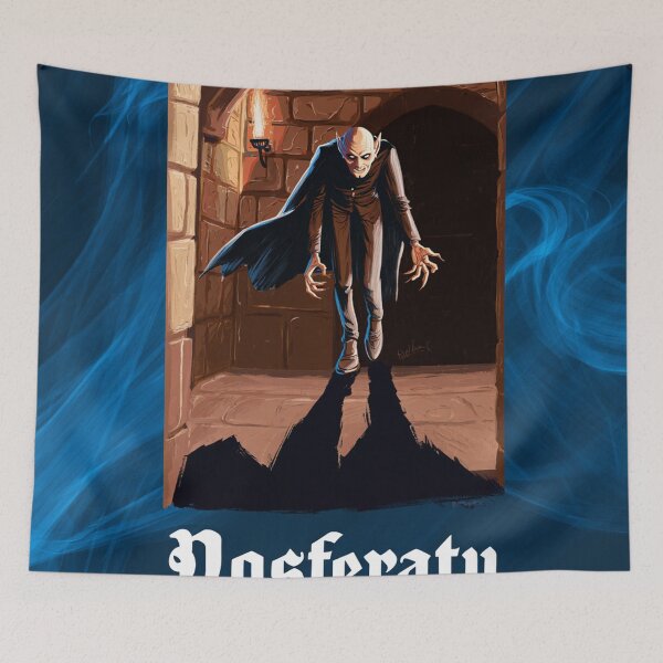 Item preview, Nosferatu the Vampire vintage style halloween illustration designed and sold by Vintage Designs +.