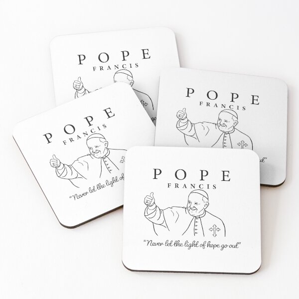 Item preview, Pope Francis Never Let The Light Of Hope Go Out designed and sold by aoroonn.