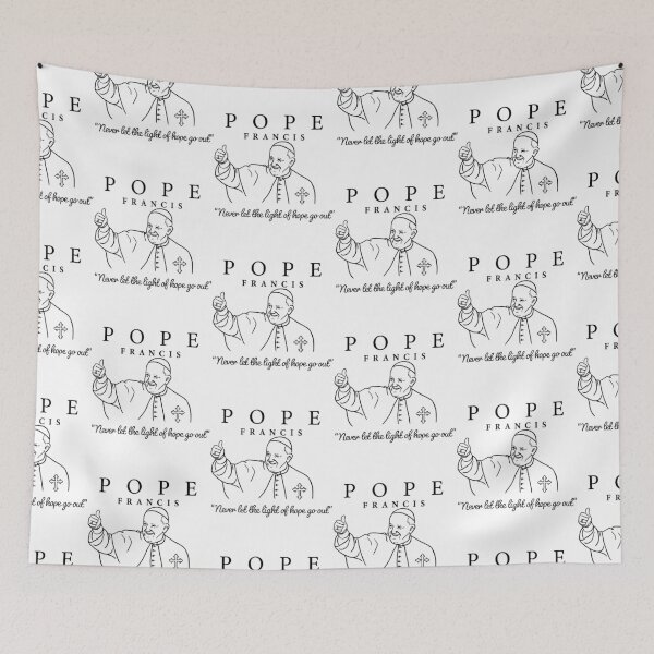 Item preview, Pope Francis Never Let The Light Of Hope Go Out designed and sold by aoroonn.