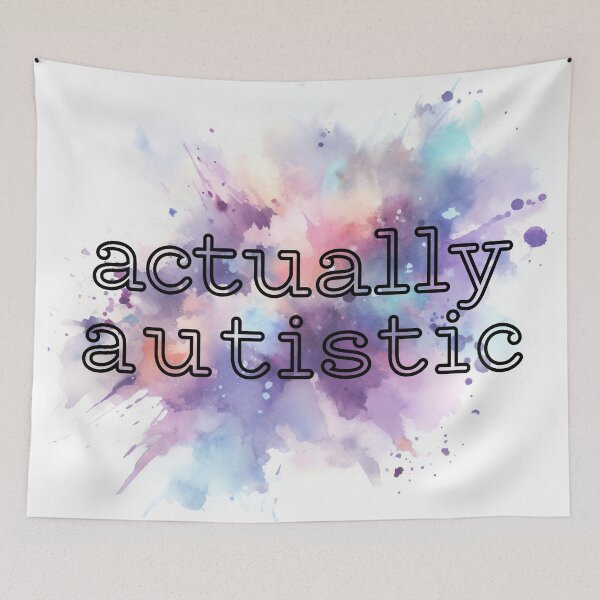 Item preview, #actuallyautistic designed and sold by jechaiyells.