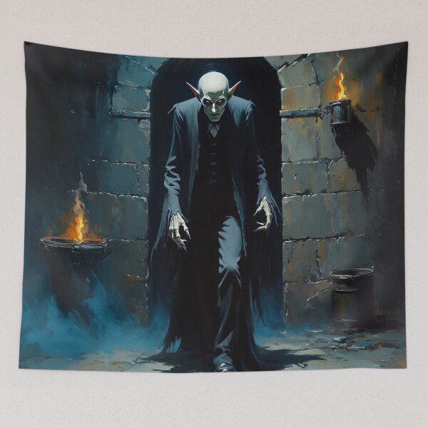 Item preview,  Nosferatu the Vampire vintage style halloween illustration designed and sold by Vintage Designs +.