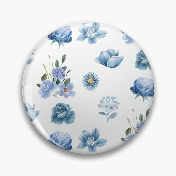 Item preview, Blue flower design designed and sold by hcascade.