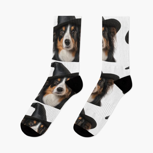 Item preview, Kooikerhondje dog Wearing Halloween Witch Hat designed and sold by LazyOwlStore.