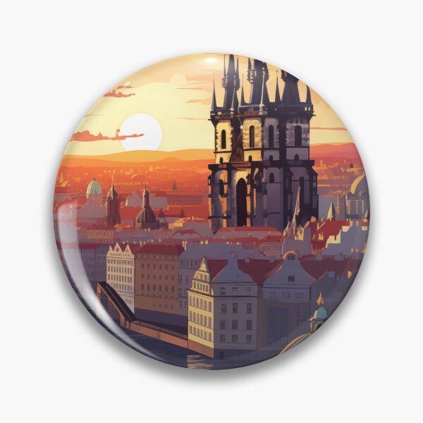 Item preview, Twilight Over Týn Church designed and sold by Anuchartl.