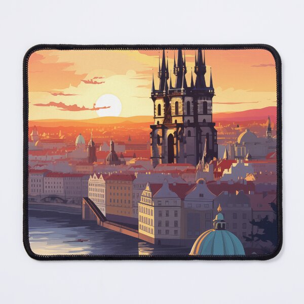 Item preview, Twilight Over Týn Church designed and sold by Anuchartl.