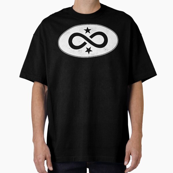 Item preview, Infinity Symbol with Stars – Minimalist Cosmic Eternity Oval Design designed and sold by Mystikos Art.