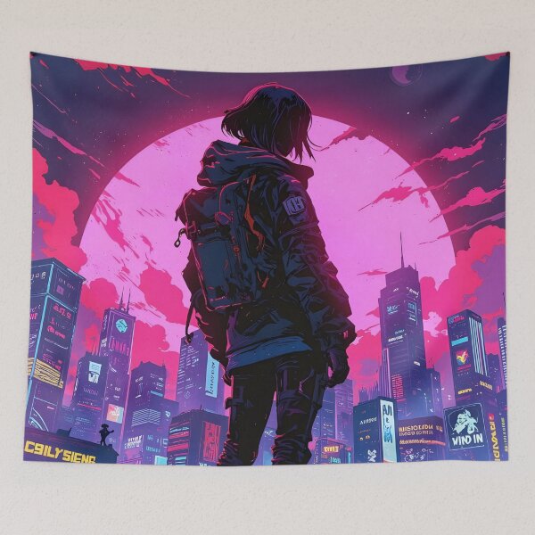 Item preview, Cyberpunk Contemplation designed and sold by Ambient Flow.