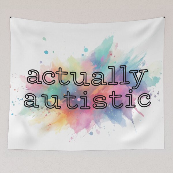 Item preview, #actuallyautistic designed and sold by jechaiyells.