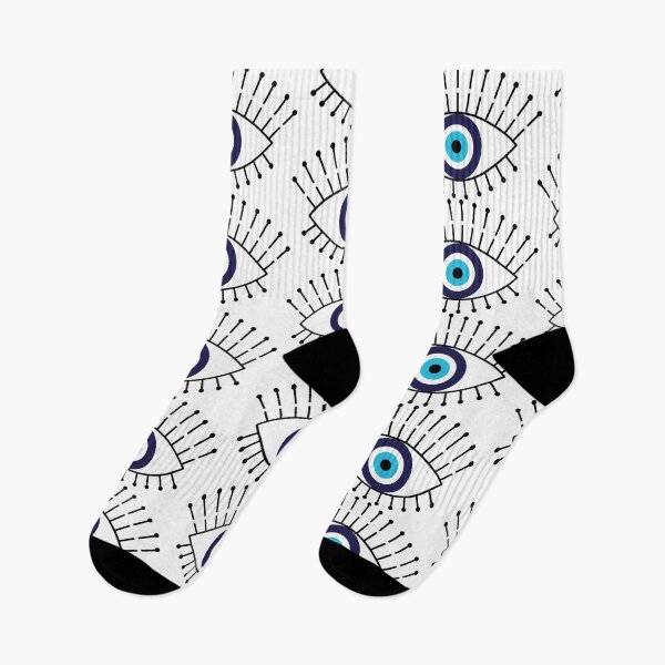 Item preview, Modern Evil Eye Mediterranean Pattern designed and sold by HotHibiscus.