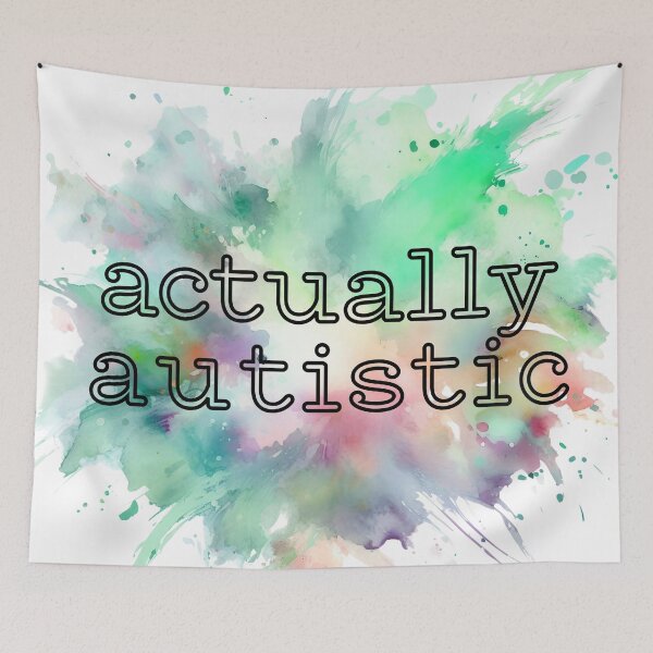 Item preview, #actuallyautistic designed and sold by jechaiyells.