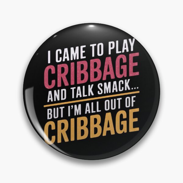 Item preview, Cribbage Humor for Card Game Lovers and Trash Talk Champs designed and sold by BunBuntheDog-.