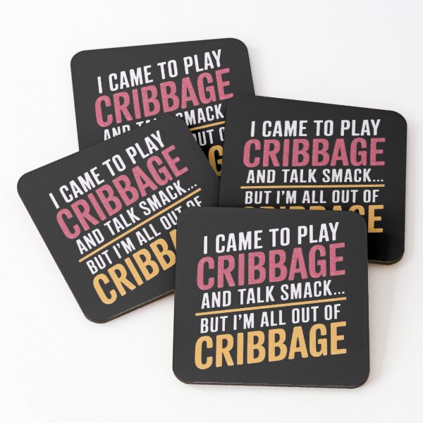Item preview, Cribbage Humor for Card Game Lovers and Trash Talk Champs designed and sold by BunBuntheDog-.