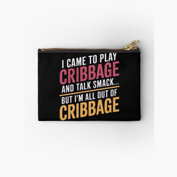 Item preview, Cribbage Humor for Card Game Lovers and Trash Talk Champs designed and sold by BunBuntheDog-.