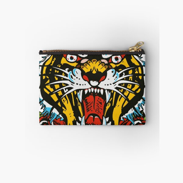 Item preview, tiger rose flower tattoo tattoo roar leaf designed and sold by Achille3777.