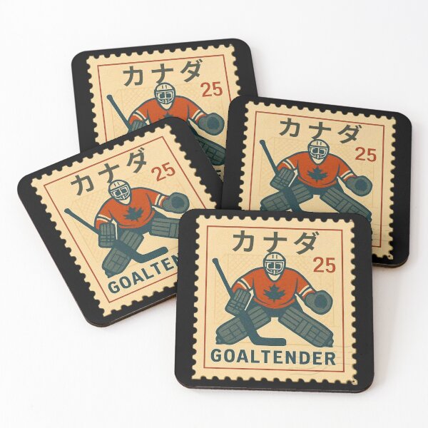 Item preview, Vintage Canadian Goaltender Stamp designed and sold by No1RetroStamps.