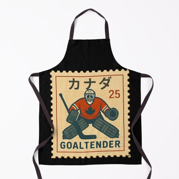 Item preview, Vintage Canadian Goaltender Stamp designed and sold by No1RetroStamps.