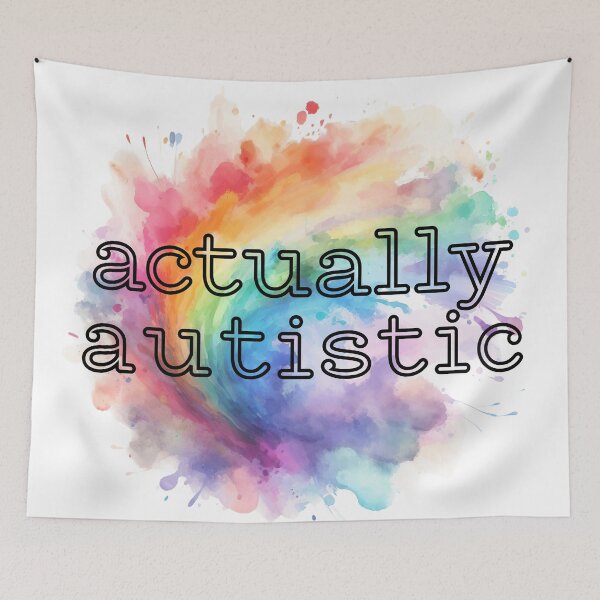 Item preview, #actuallyautistic designed and sold by jechaiyells.