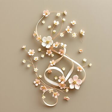 This ribbon combines elegance with a powerful message