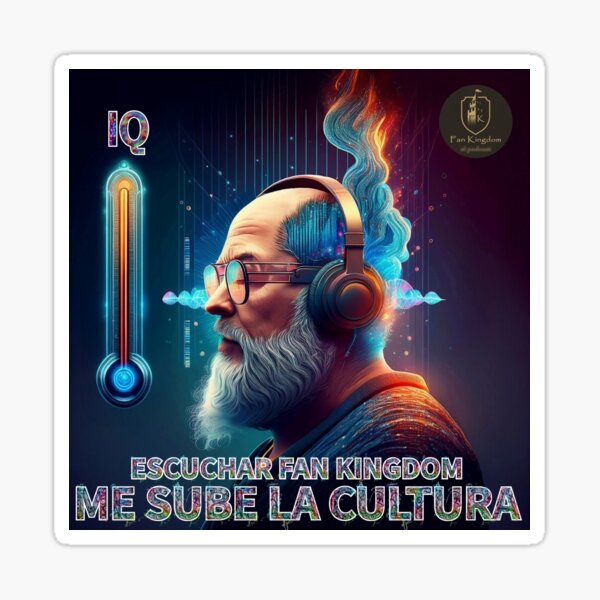 Fan Kingdom me sube la cultura Pegatina