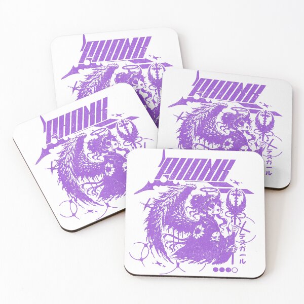 Item preview, Phonk Angel Anime Girl – Purple Manga Aesthetic Dark Angel Art designed and sold by Mystikos Art.