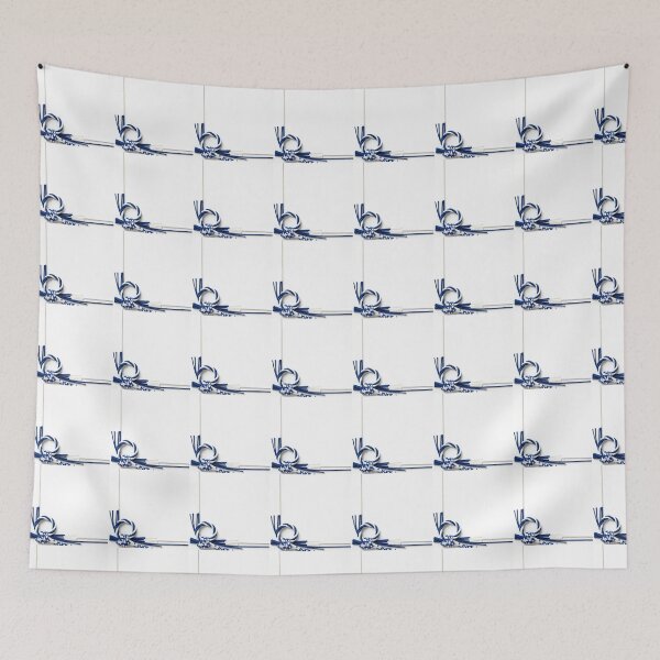 Item preview, Japanese Decorative Cord – Mizuhiki-Inspired Design - Blue02 designed and sold by SajuArtZen.