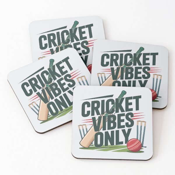 Item preview, Cricket Vibes Only – Fun Cricket Lover Design designed and sold by Jollys-ArtShop.