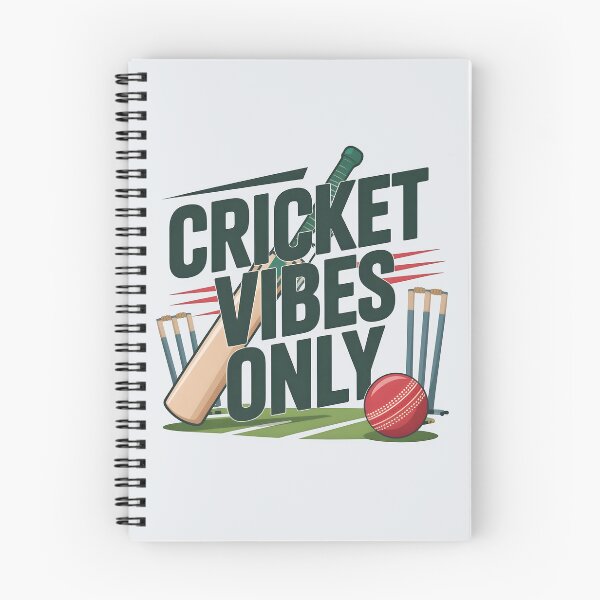 Item preview, Cricket Vibes Only – Fun Cricket Lover Design designed and sold by Jollys-ArtShop.
