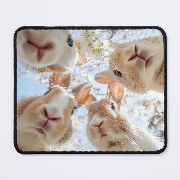 Item preview, Cute Rabbits Gathering Under Blossoming Tree in Spring designed and sold by Anastasiia Yurevych.
