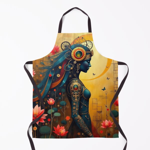 Item preview, The guardian of lotuses and gears designed and sold by VidyoeDesigns67.