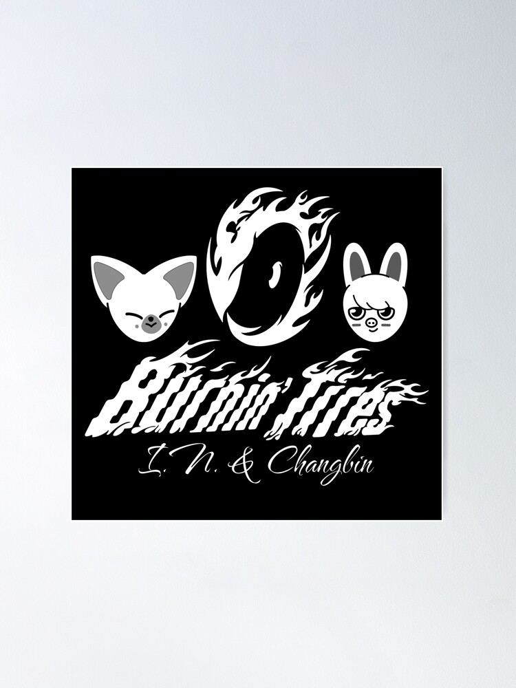 Burnin' tires SKZOO print Stray kids mixtape dominate