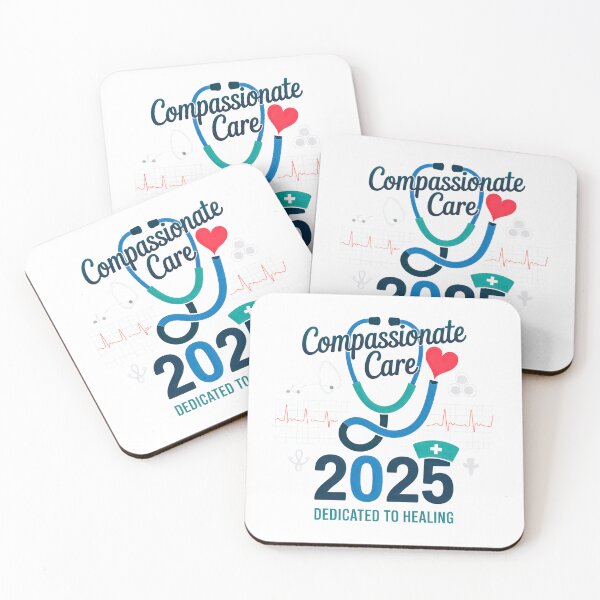 Item preview, Compassionate Care 2025 Nurse Heartbeat Gift for Healthcare Heroes designed and sold by Taans-Creation.