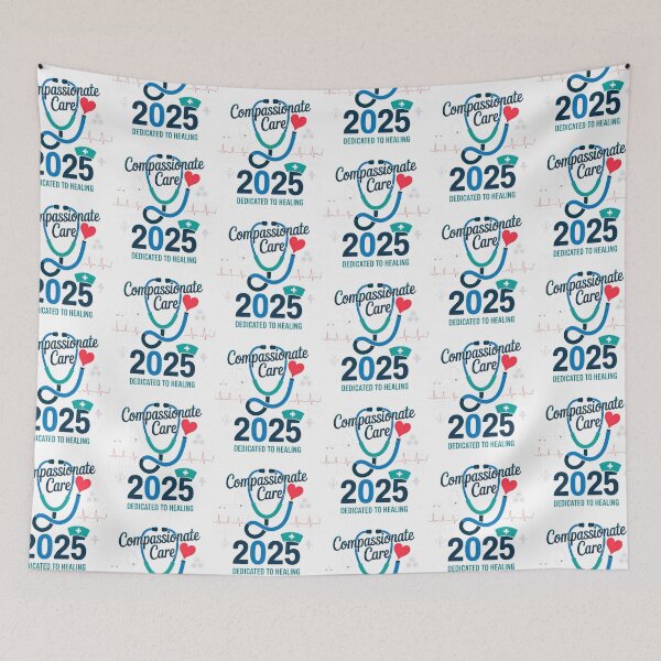 Item preview, Compassionate Care 2025 Nurse Heartbeat Gift for Healthcare Heroes designed and sold by Taans-Creation.