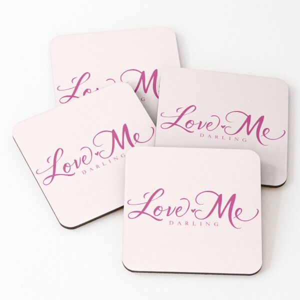 Item preview, Love Me Darling - Elegant Romantic Typography Design designed and sold by Modern-Mojo.
