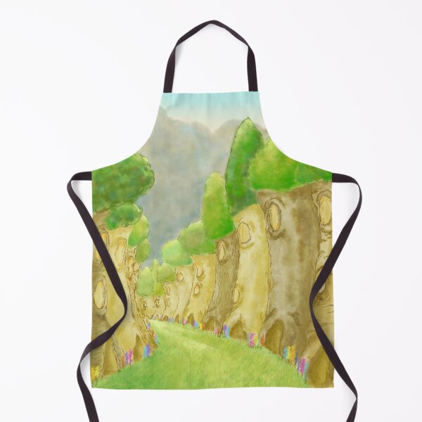 Item preview, The street of a tree village designed and sold by greenPQBstudio.