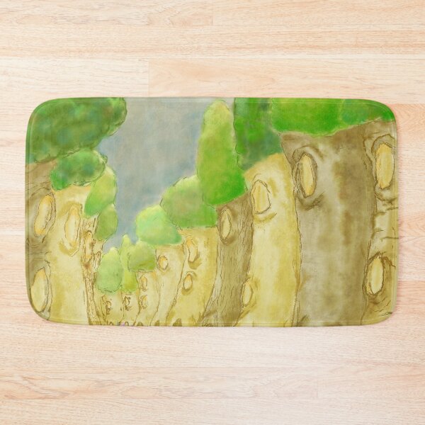 Item preview, The street of a tree village designed and sold by greenPQBstudio.