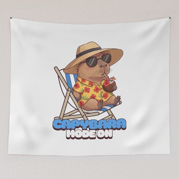 Item preview, Capybara Mode On designed and sold by Claustronautas.