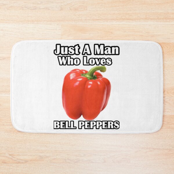 Item preview, Just A Man Who Loves Bell peppers designed and sold by Beluga Cat.