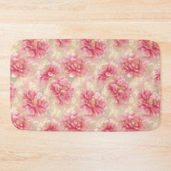 Item preview, Watercolor Peony Pattern with Pink Blossoms designed and sold by Anastasiia Yurevych.