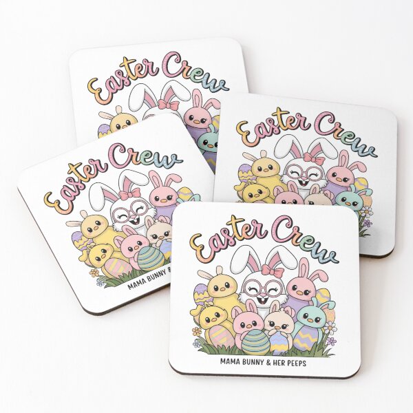 Item preview, Mama Bunny & Her Peeps – Easter Crew  designed and sold by Rajasekar.