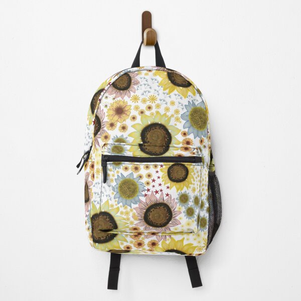 Item preview, Abundance of sunflowers on white designed and sold by phatlizzardart.