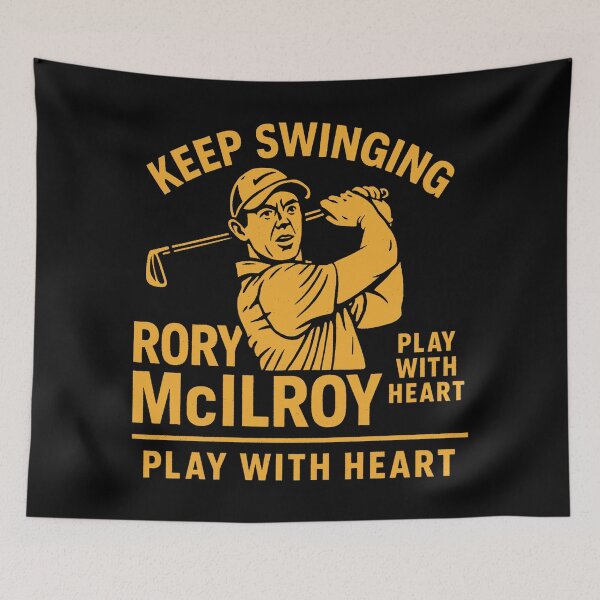 Item preview, Swing With Heart - Rory McIlroy Tribute designed and sold by zzz888.