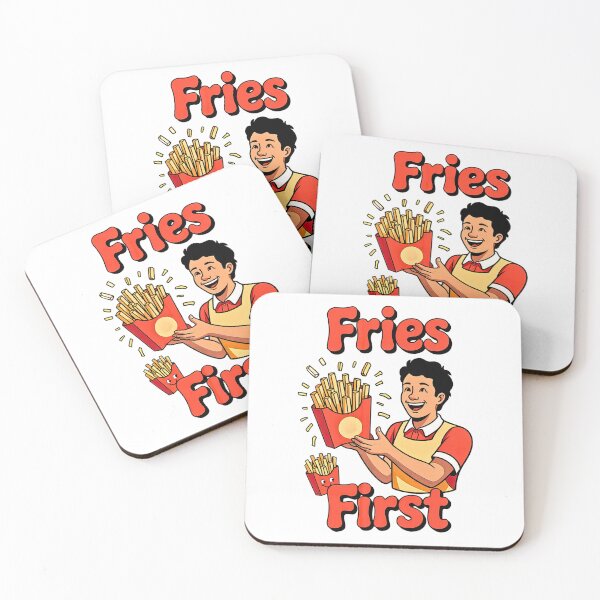 Item preview, Fries First Funny Foodie Graphic for Snack Lovers designed and sold by Taans-Creation.