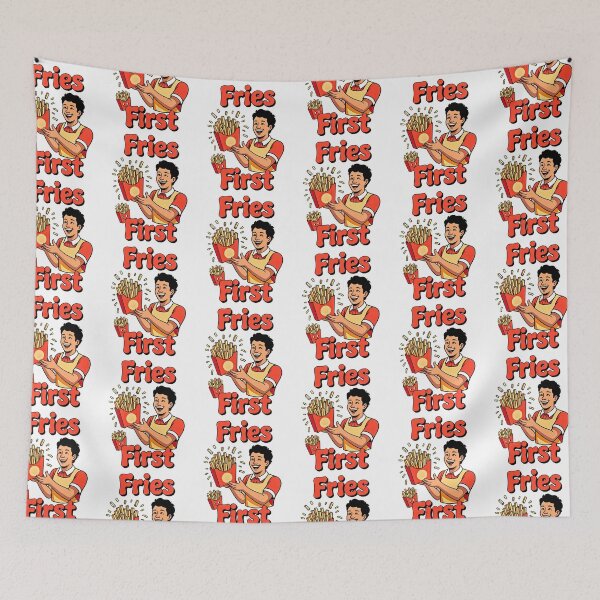 Item preview, Fries First Funny Foodie Graphic for Snack Lovers designed and sold by Taans-Creation.