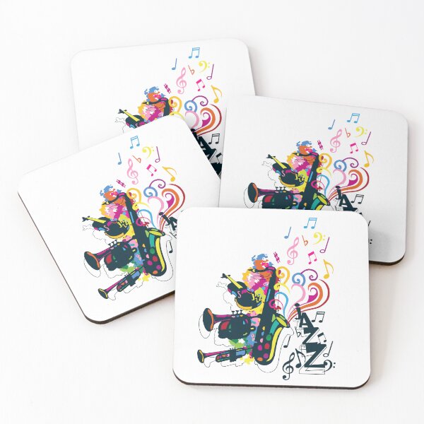 Item preview, jazz festivals saxophone trumpet violin note music designed and sold by Achille3777.