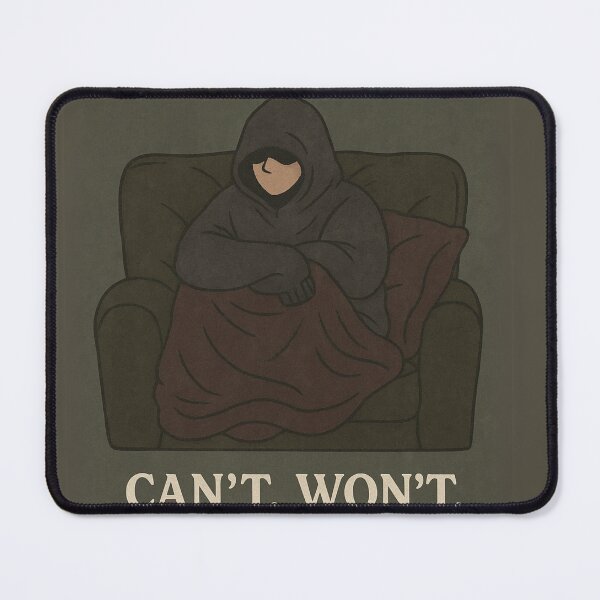 Item preview, Soft Grunge Hermit Mode” – Funny Cozy Goth Tee for Anti-Social Days designed and sold by Laugh & Rewind .