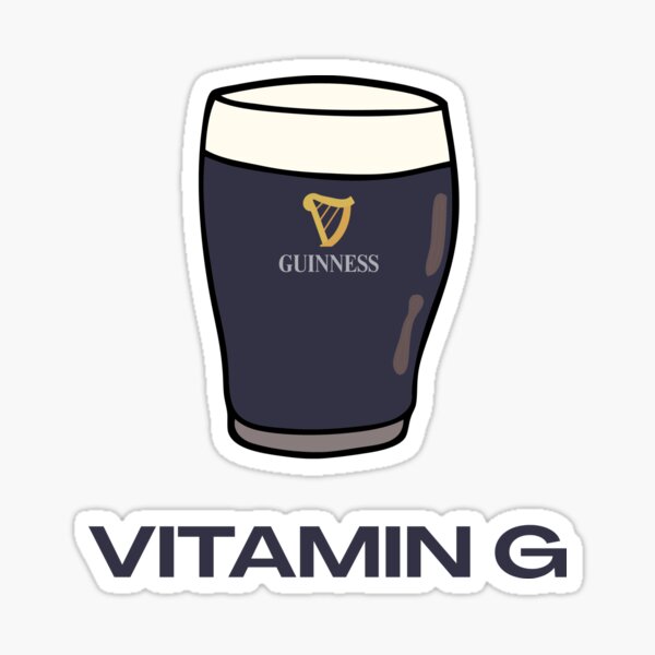 Item preview, Pint of Guiness Vitamin G Split The G designed and sold by print-st0re.