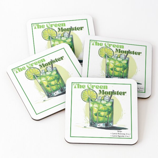Item preview, The Green Monster - Cocktail Recipe designed and sold by ascentia.