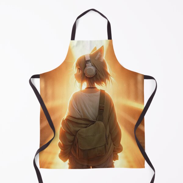 Item preview, Golden Hour Cat-Ear Girl designed and sold by LiuBaoBao.