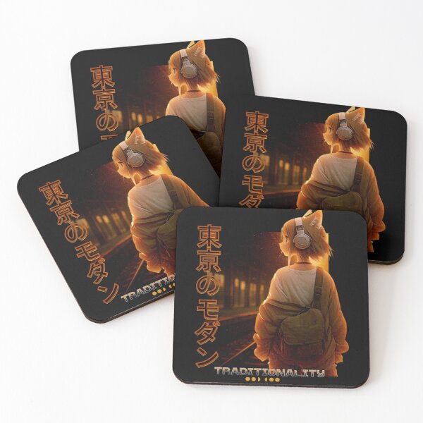 Item preview, Golden Hour Cat-Ear Girl  designed and sold by LiuBaoBao.