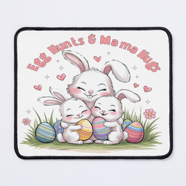 Item preview, Egg Hunts & Mama Hugs – Easter Day Mom Life designed and sold by Rajasekar.
